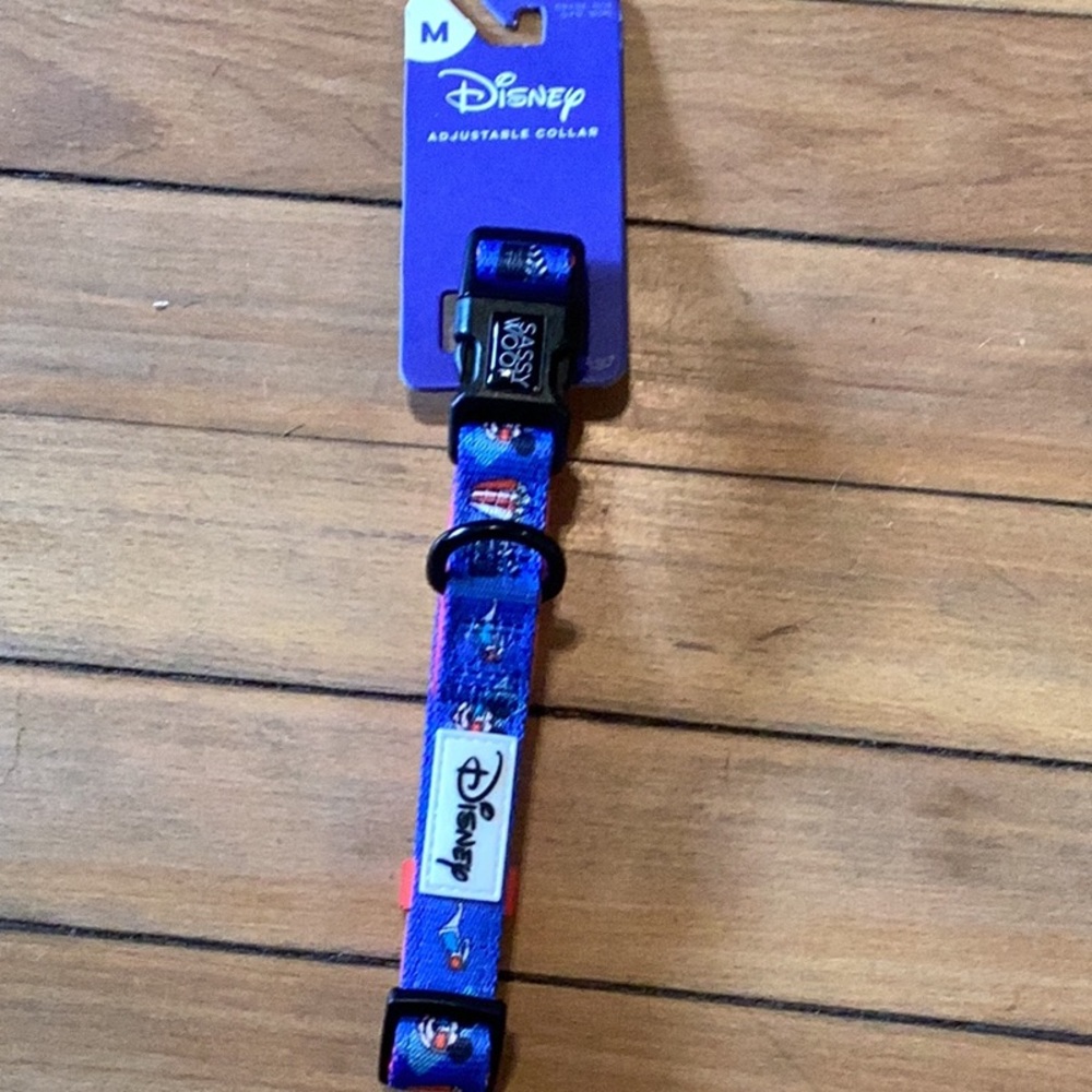 Disney Dog Adjustable Collar - Blue